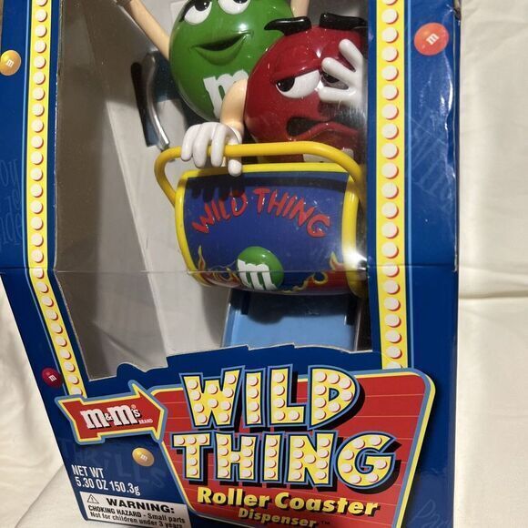 M&M's Wild Thing Roller Coaster Candy Dispenser Brand New In Box Limited Edition - Picture 4 of 13